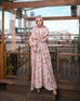 Floral Pink Abaya HAC_0069