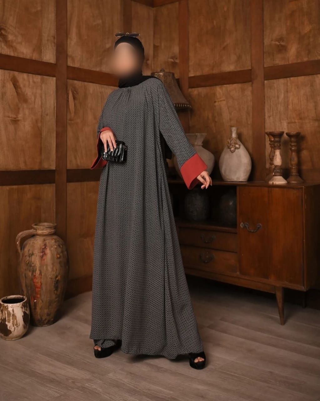 Geometric Pattern Abaya HAC_0084