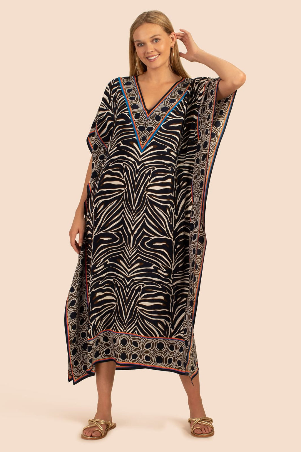 The Global Zebra Kaftan HNK-0007