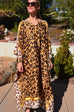 Leopard Print  Kaftan HSK-0010