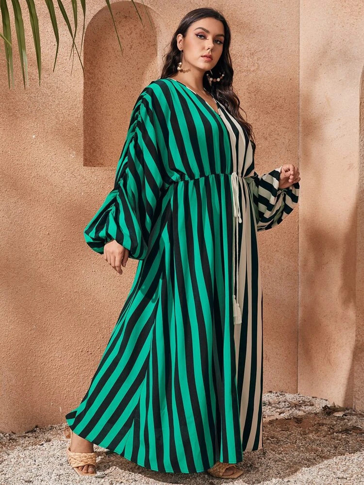 Green & White Lines Shirt HSC-0054