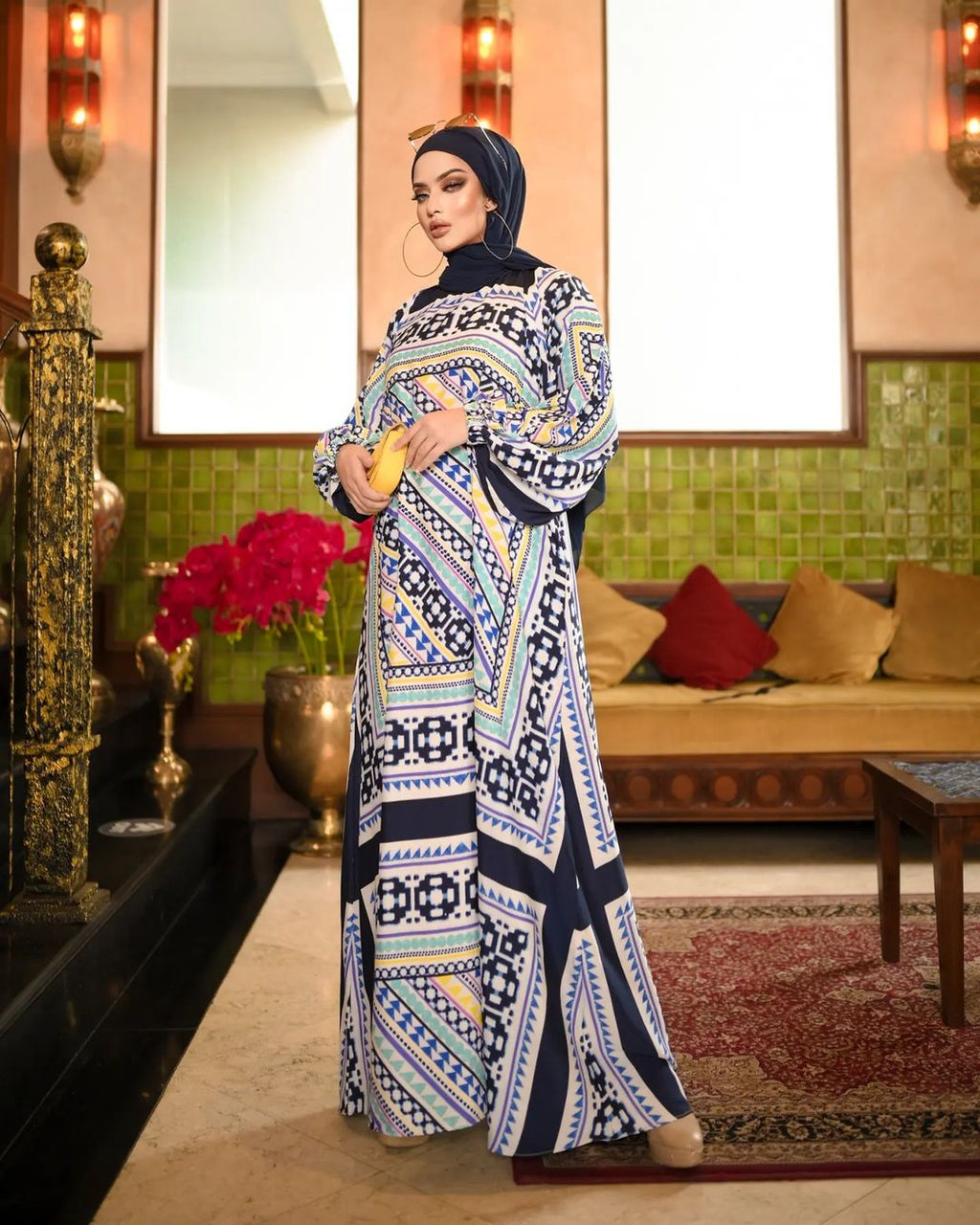 Geometric Abaya HAC_0078