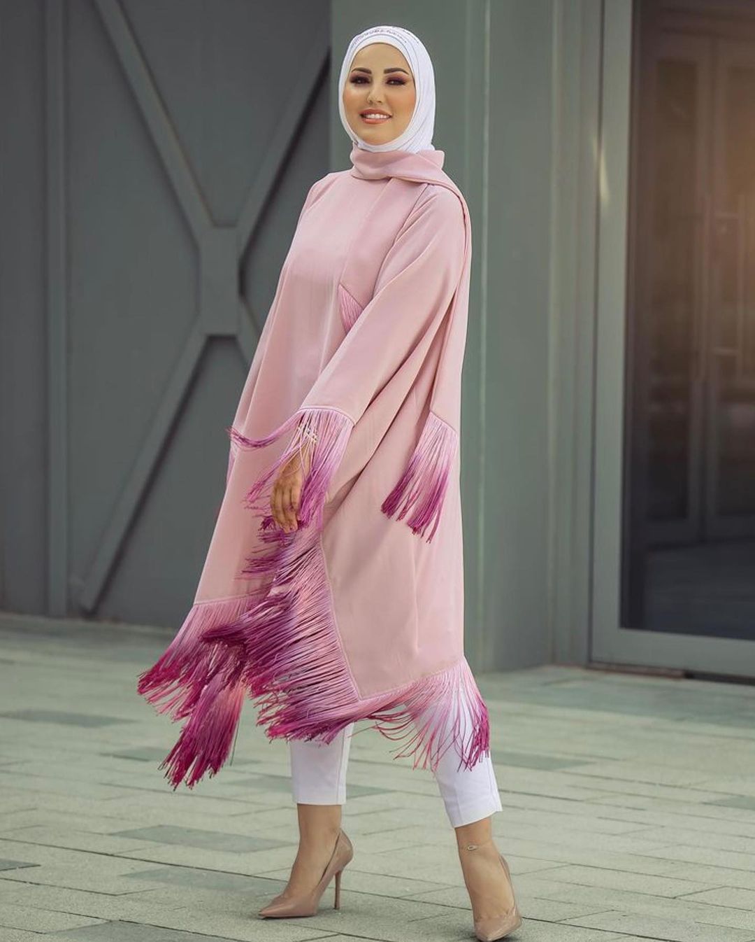 Light Pink Tussel Set HLK-0064