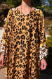 Leopard Print  Kaftan HSK-0010