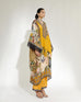 Mustard Floral Kaftan Set HVF-0008