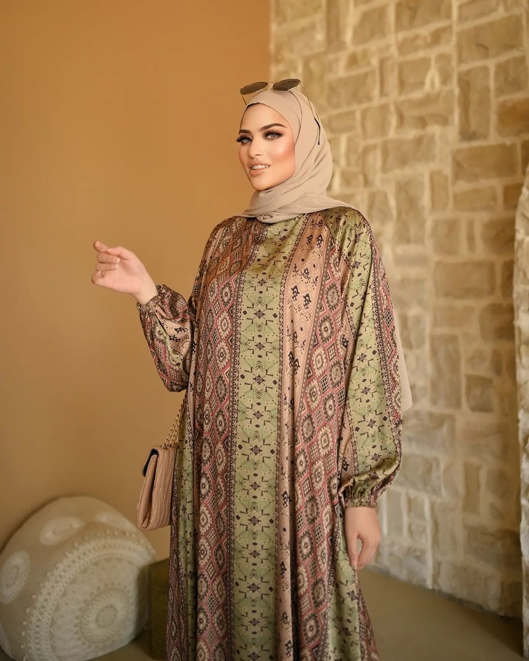 Shades Of Green Abaya HAC_0151