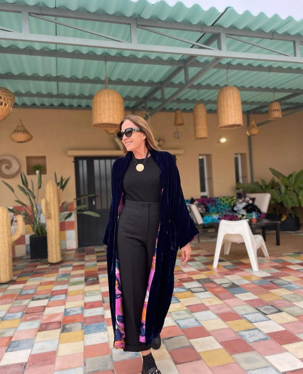 Double Layered Velvet Gown HAC_0130