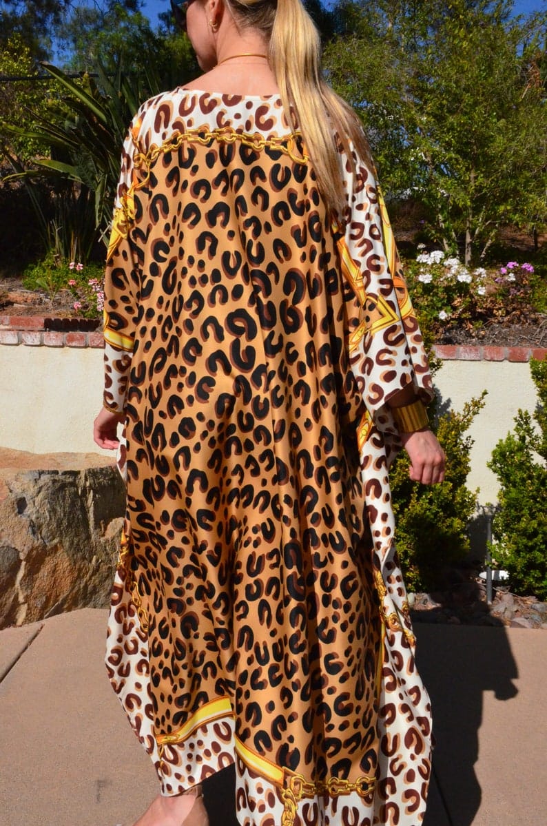 Leopard Print  Kaftan HSK-0010