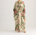 Pearl Rose Floral Long Kaftan AUG-0005