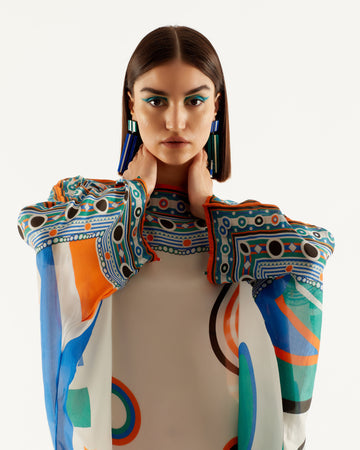 Multicoloured RR Kaftan HLK-0173