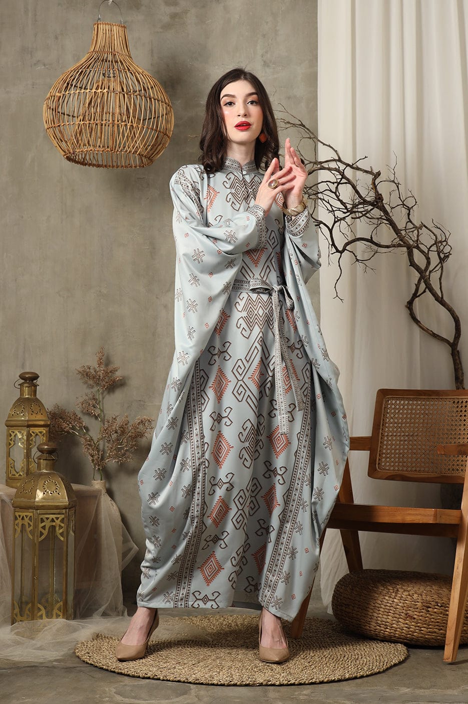 Silk Kaftan 008