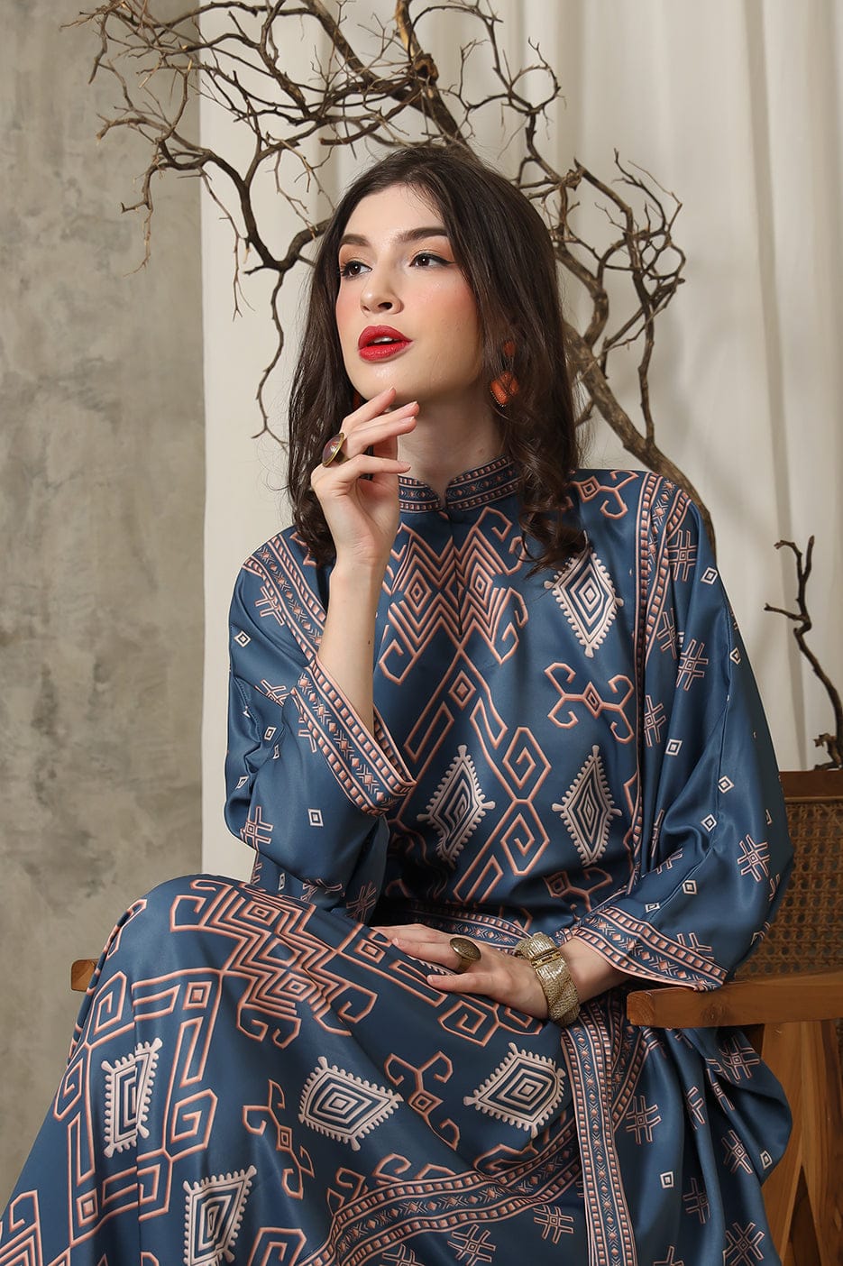 Silk Kaftan 006