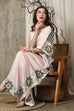 Pink Stripe Silk Kaftan HSK-0009