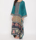 Teal Kaftan HLK-0007