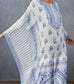 Floral Blue Kaftan  HLK-0206