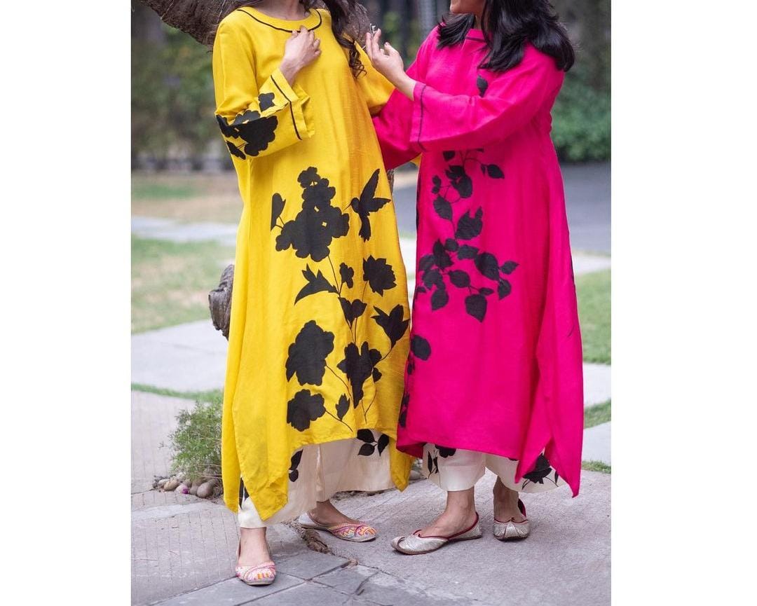 Yellow & Pink Co-Ord Set HMAY-0009