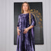 Purple Velvet Dress HVC-0016