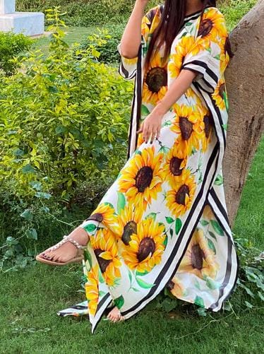 Sunflower  Kaftan  HLK-0207