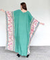 Green Floral Kaftan HSK-0016