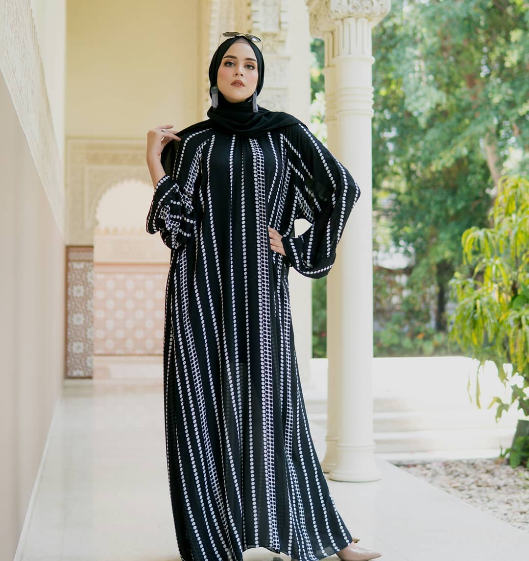 Solace Abaya Dotted HAC_0157