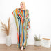 Multi Lines Kaftan HLK-0092