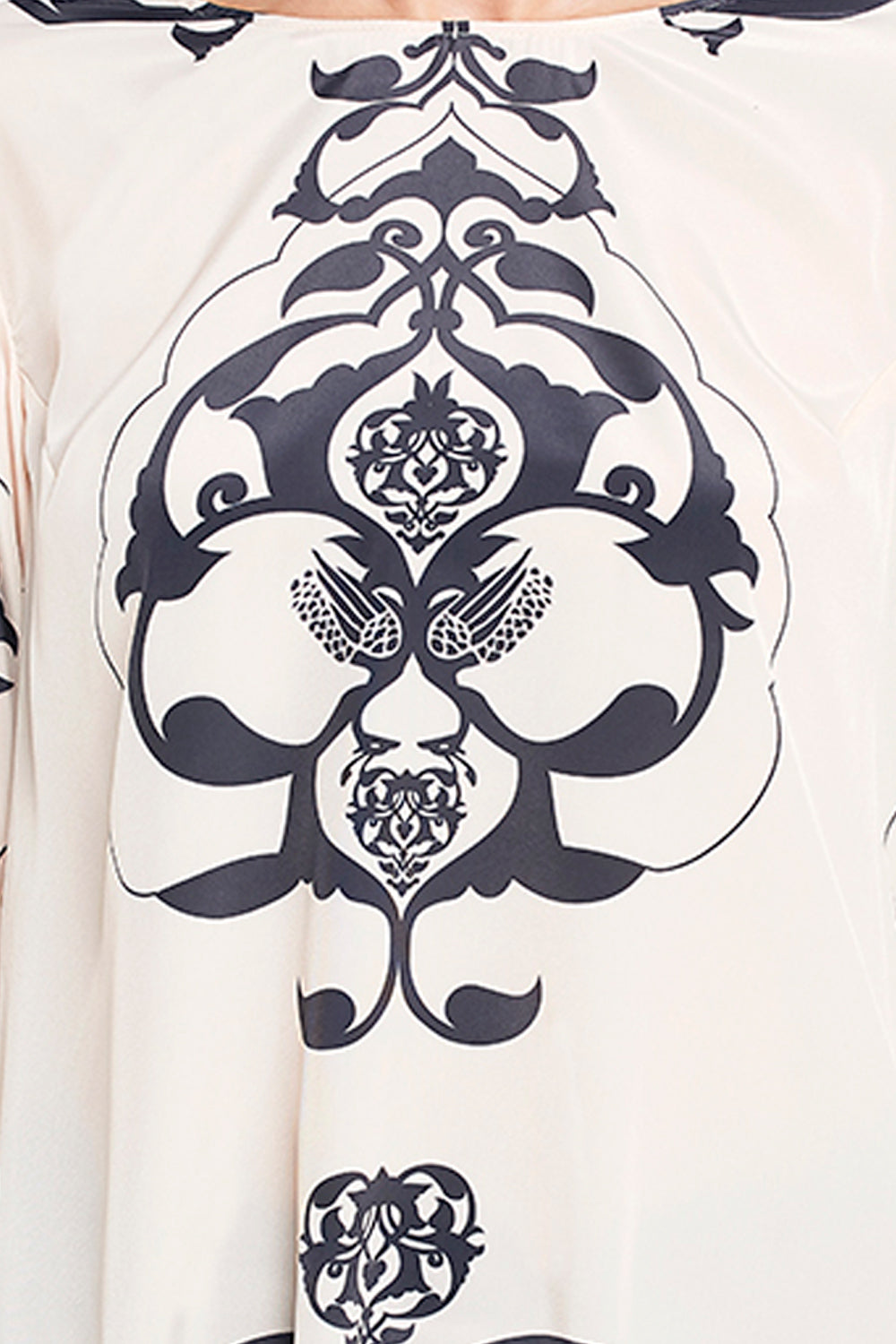 Blush Black Printed Tunic Set HED-0078