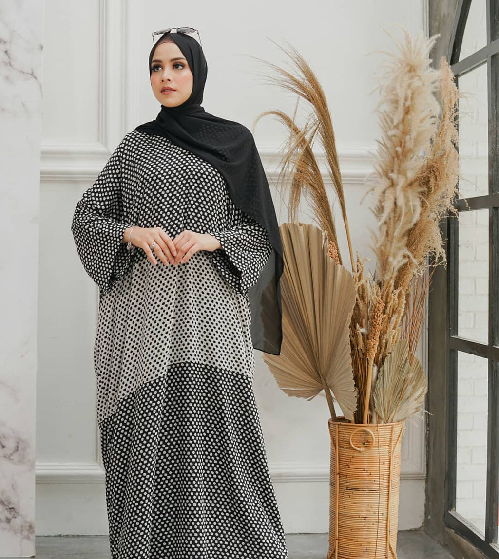 Dotted Kaftan Abaya HAC_0063
