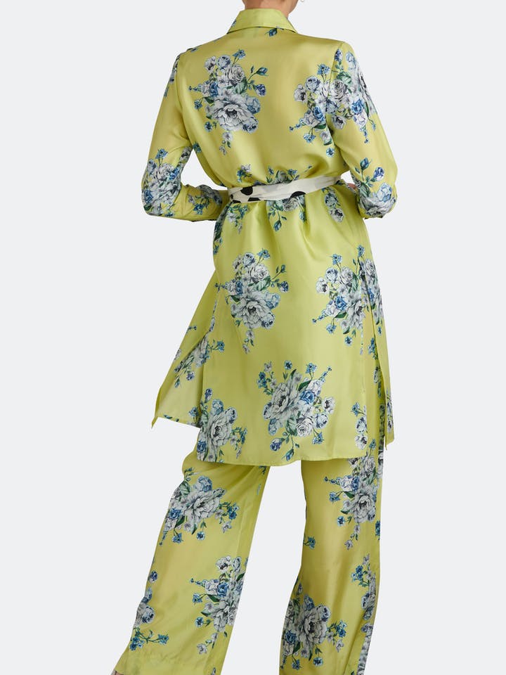 Green Floral Polka HWD-0006