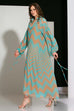 Green Zigzag Long Shirt HSC-0005