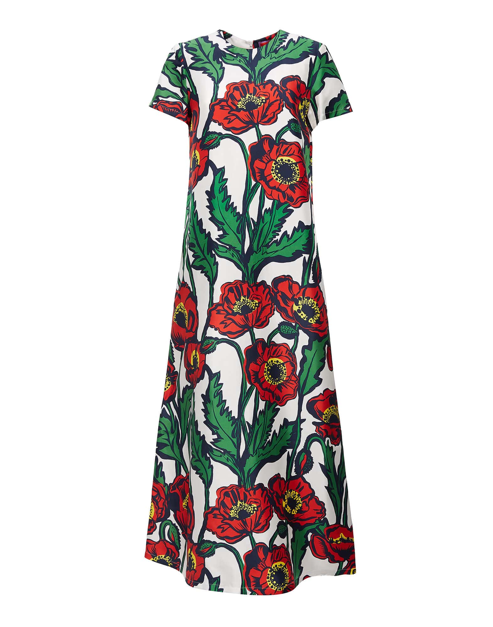 Red & Green Floral Shirt HSC-0067