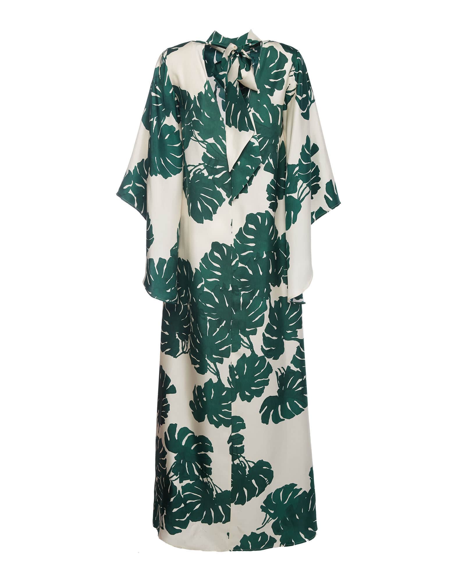 Green Leaf Long Dress HWD-0066