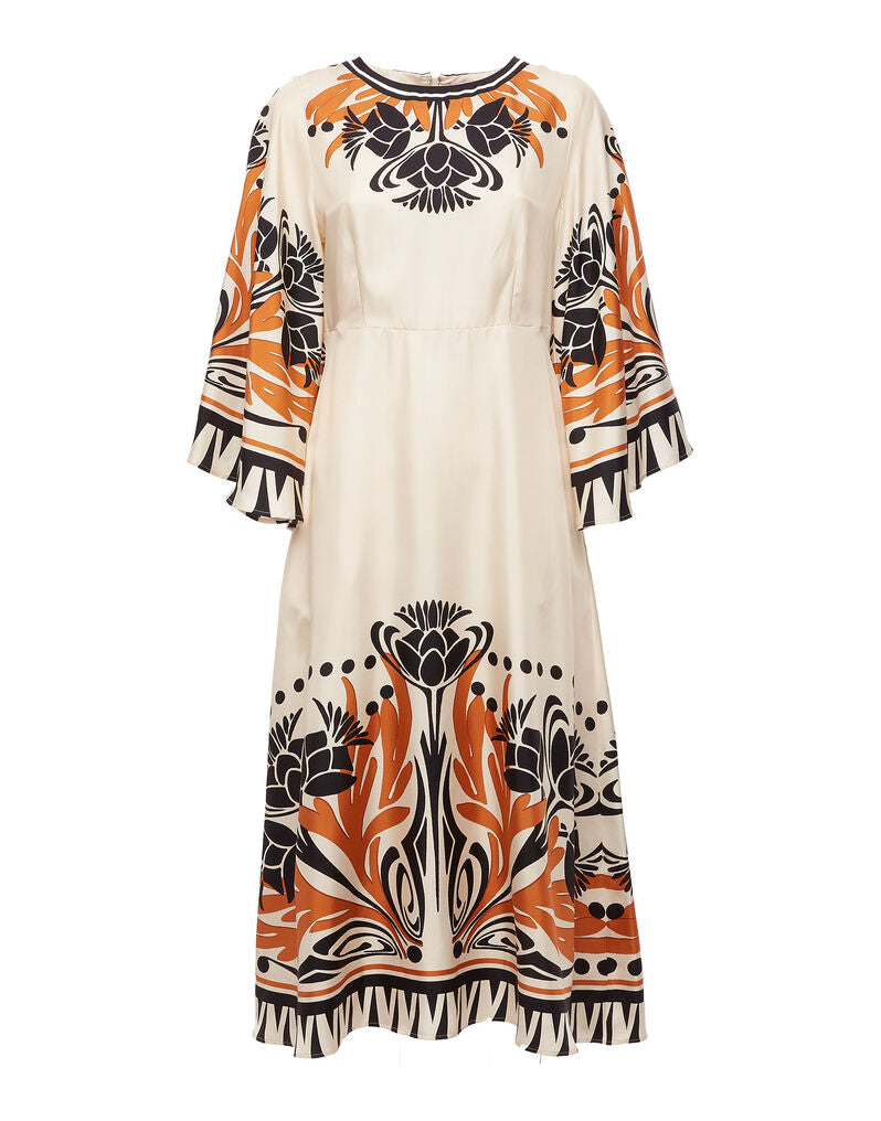 Orange Black Aline Shirt HSC-0039