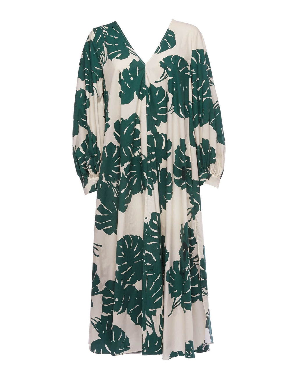Green Floral Long Shirt HSC-0065