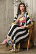 Yellow Stripe Kaftan HSK-0018