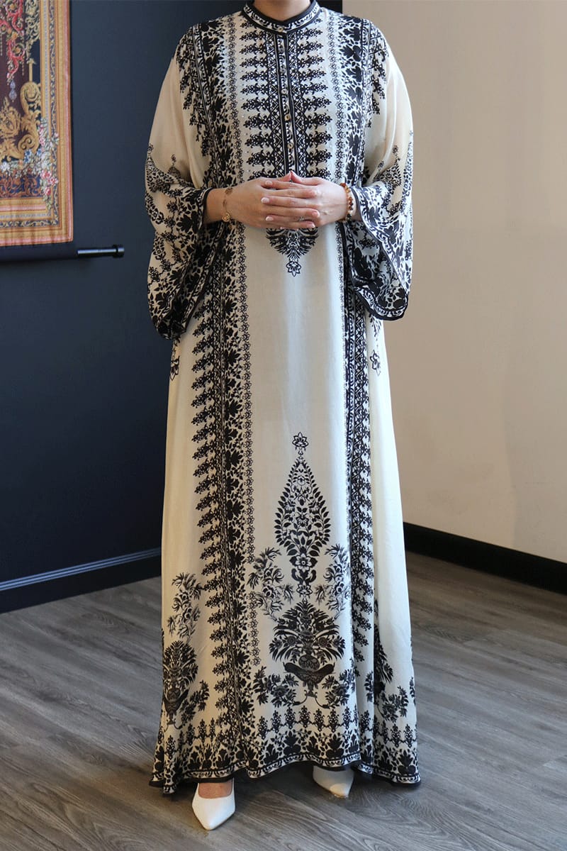 Greige Kaftan