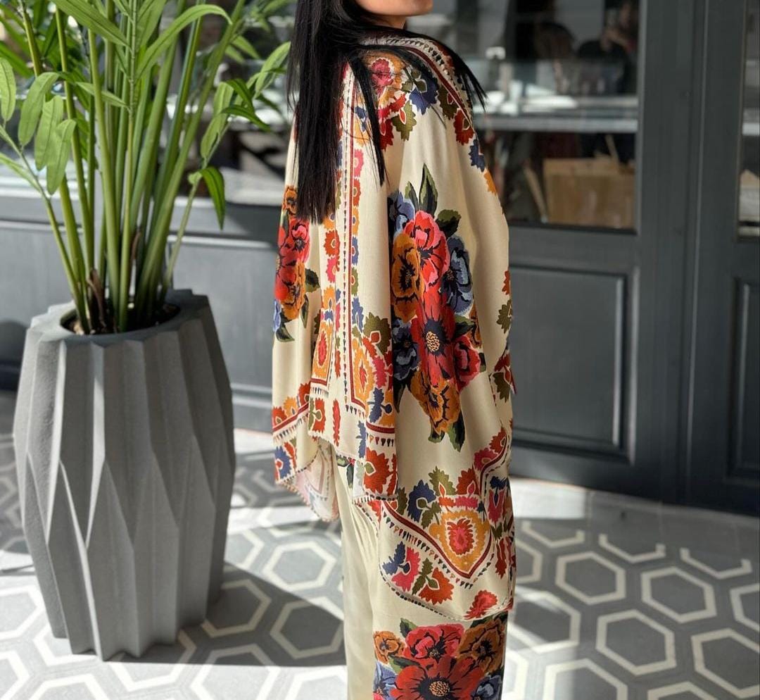 Suzani Cream Co_Ord Set