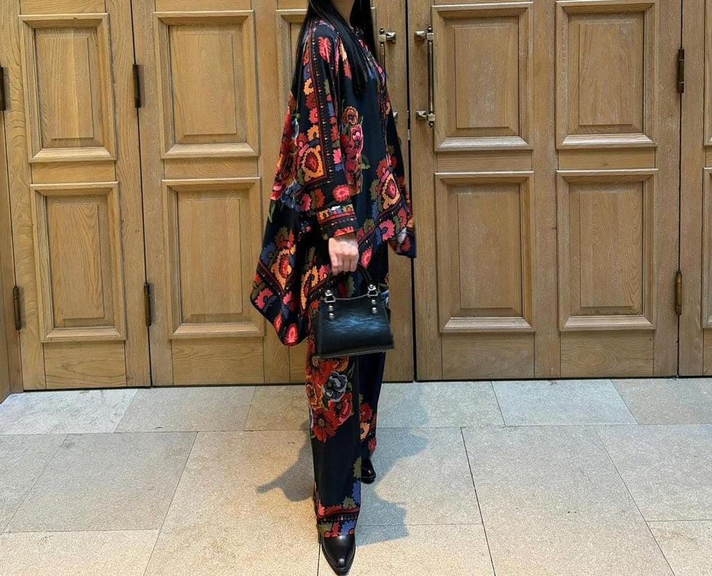 Suzani Black Co_Ord Set