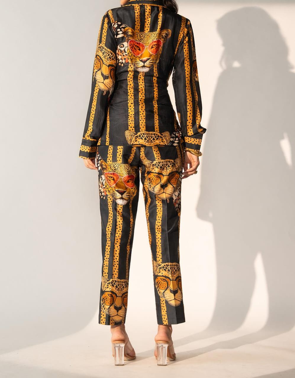 Printed  Silk With Front Tie Up