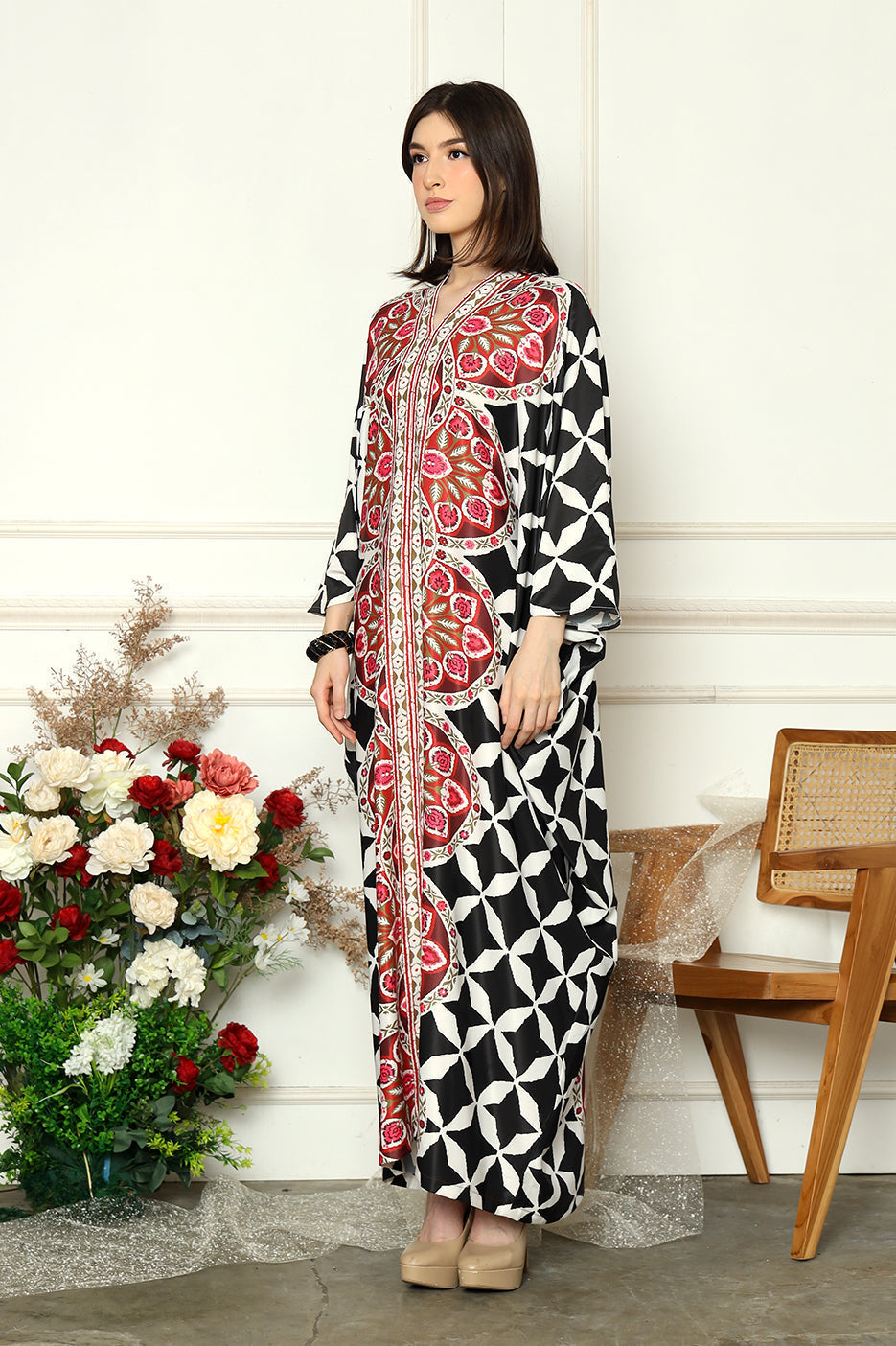 Silk Kaftan HLK-0136