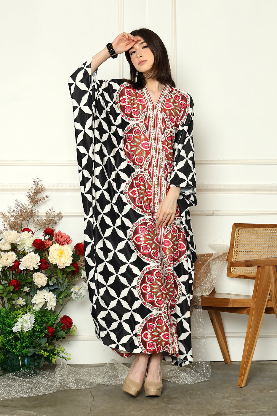 Silk Kaftan HLK-0136