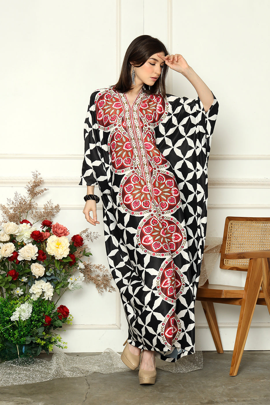 Silk Kaftan HLK-0136