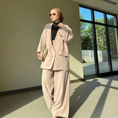 Italian Chiffon Co-ORd Set Off-white HCS-0046