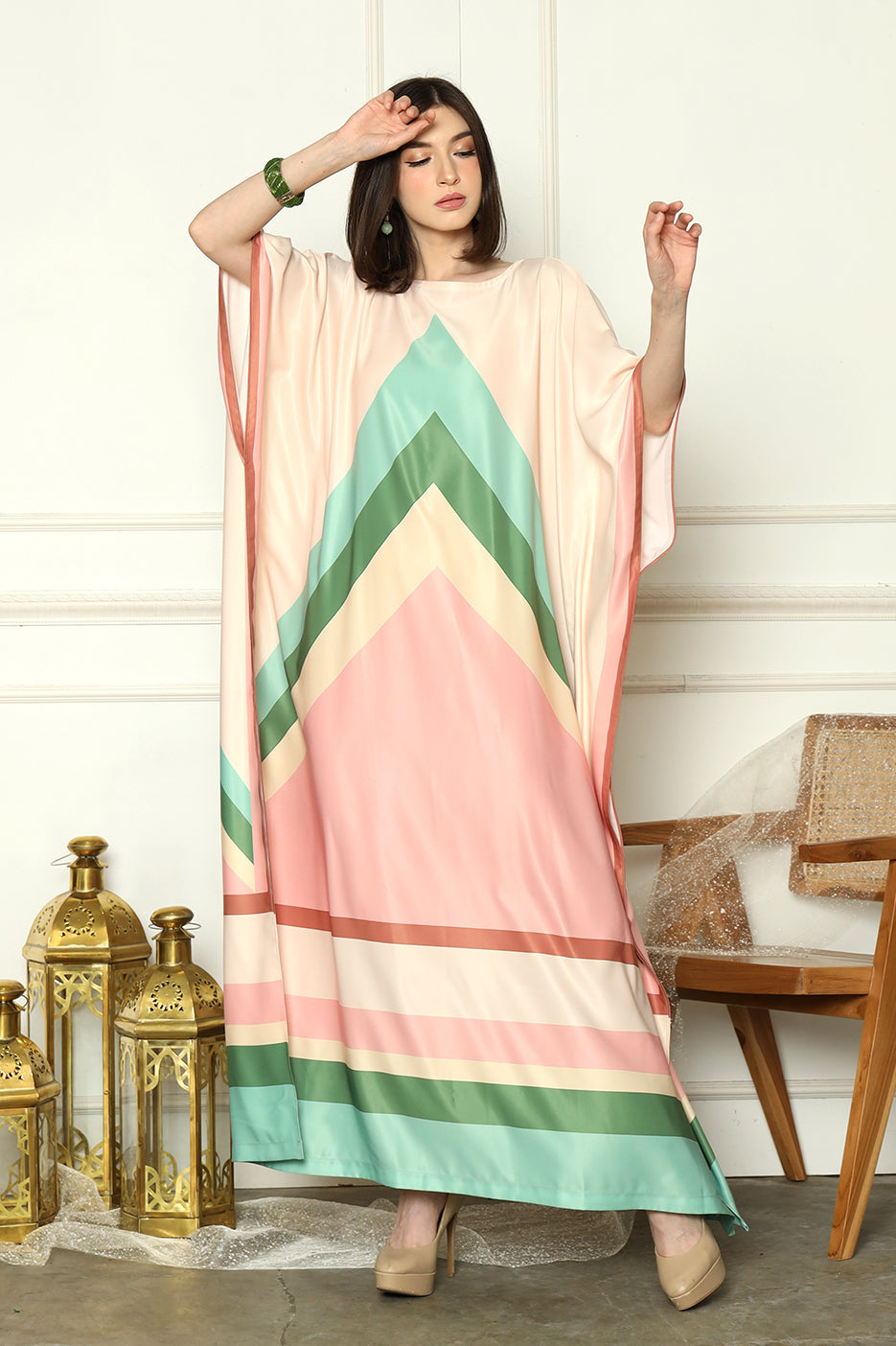 Silk Kaftan HLK-0134