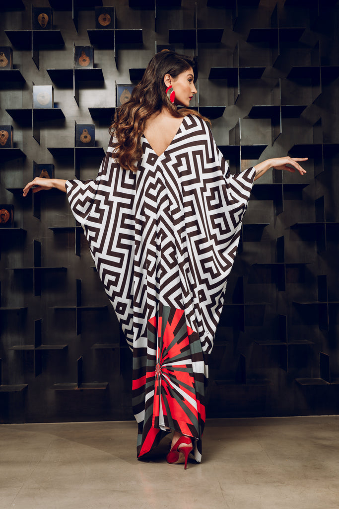 Geometric multi Kaftan HLK-0127