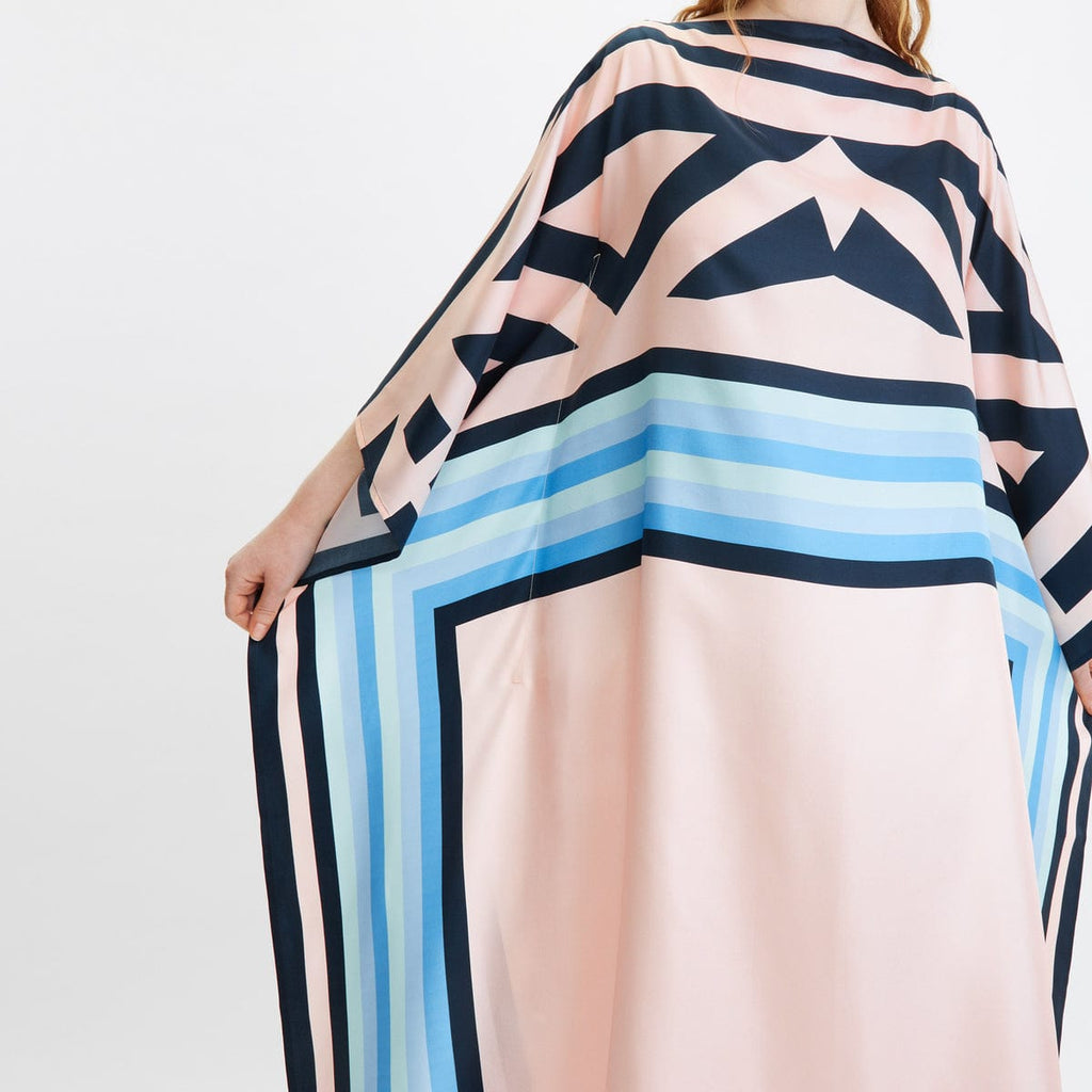 Pink Triangle Scarf Kaftan HSK-0003