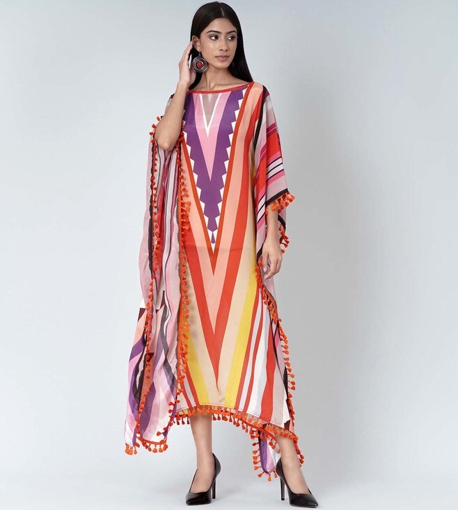 V Long Kaftan HLK-0156