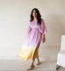 Tiedye Kaftan Pink Yellow HLK-0035
