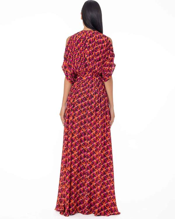 Geomatric Print Frock HLF-0045
