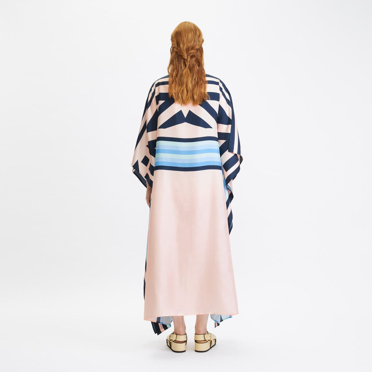 Pink Triangle Scarf Kaftan HSK-0003