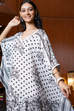 Dots Floral Kaftan HLK-0188